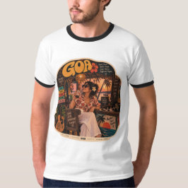 Camiseta Goa — Garota no Bar, Vibrações Noturnas da Costa �