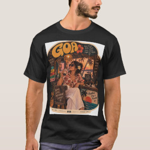 Camiseta Goa — Garota no Bar, Vibrações Noturnas da Costa �
