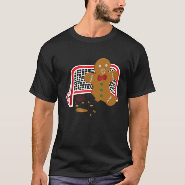 Camiseta Goal de Pão de Natal Engraçado Goa (Frente)