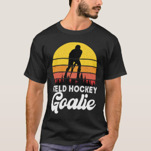 Camiseta Goalie De Hóquei De Hóquei Em Hóquei Funny Retro V
