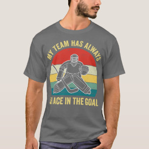 Camiseta Goalie Funny Ace no Goal Goalie Hockey