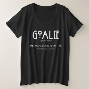 Camiseta Goalie Gear Goalkeeper Definição de Futebol Hockey