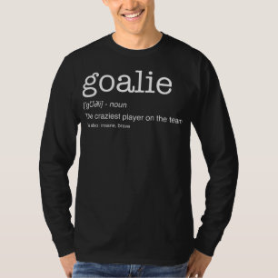 Camiseta Goalie Gear Goalkeeper Definição Engraçado Fute