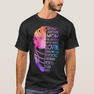 Camiseta Goalie lacrosse mãe é a mais doce e bonita das mai