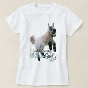 Camiseta GOAT AMVE   Eu apenas assusto amor bebezinho OK