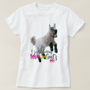 Camiseta GOAT AMVE   Eu apenas assusto amor bebezinho OK