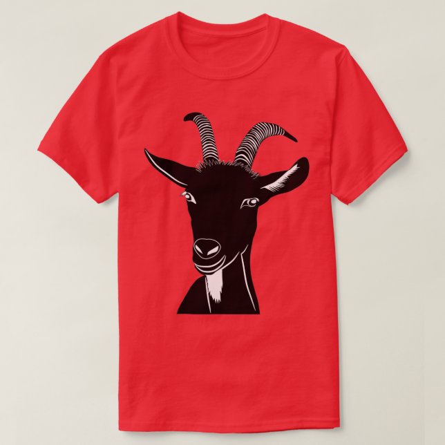 Camiseta GOAT      engraçado(2)  (Frente do Design)