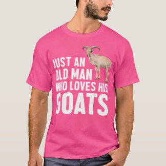 Camiseta Goat Farmer Apenas Um Velho Que Ama Os Cabelos