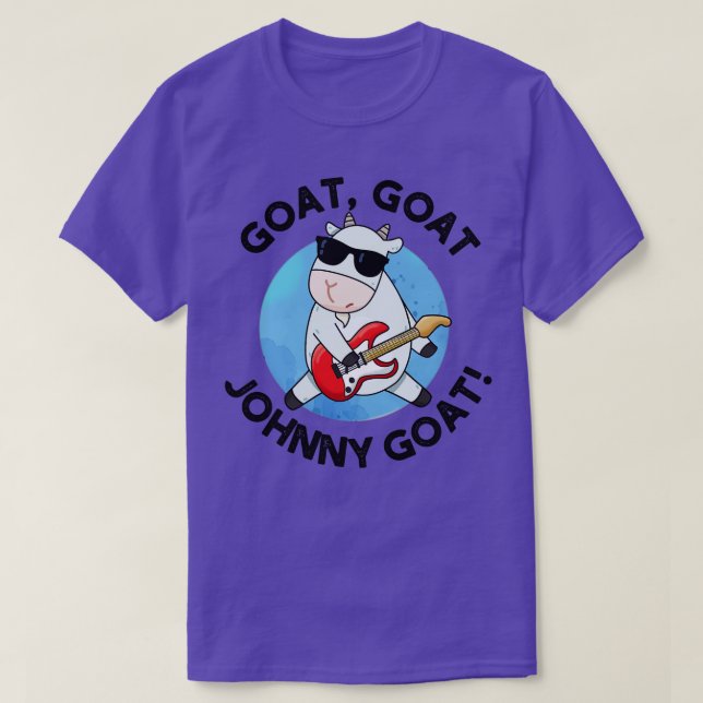 Camiseta Goat Go Goat Cute Animal Pun 1 (Frente do Design)