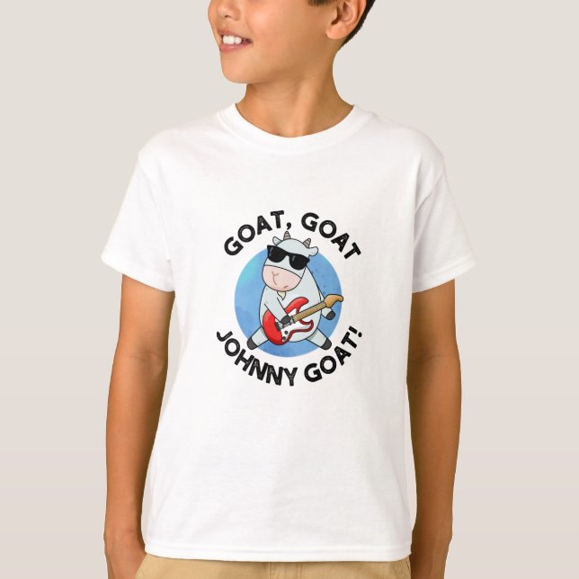 Camiseta Goat Goat Johnny Goat Funny Music Pun (Frente)