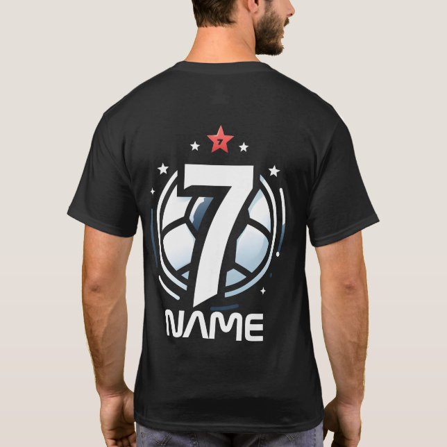 Camiseta GOAT jersey número 7 personalizado (Verso)