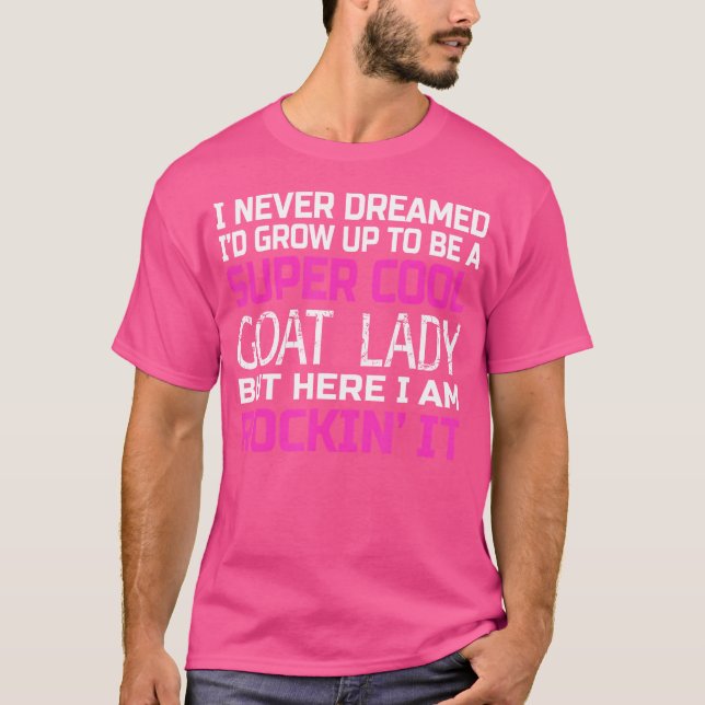 Camiseta Goat Lady Funny (Frente)