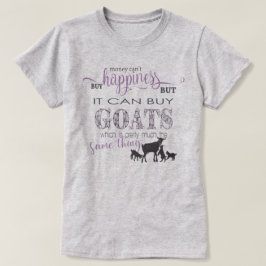 Camiseta GOAT LOVER | Dinheiro não pode Comprar de felicida