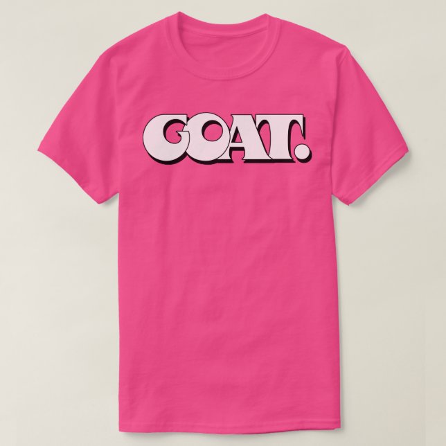 Camiseta GOAT Maior do tempo (Frente do Design)