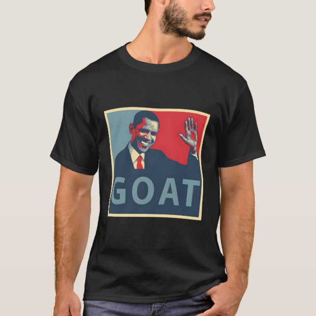 Camiseta Goat Presidente Barack Obama 44 (Frente)