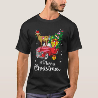 Camiseta Goat Rides Red Truck Natal Pajama