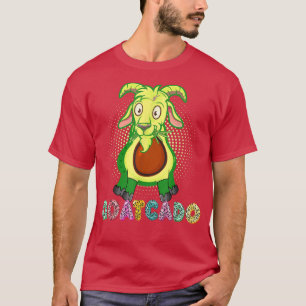 Camiseta Goatcado Funny Avocado Vegan Vegetarianos Fazenda