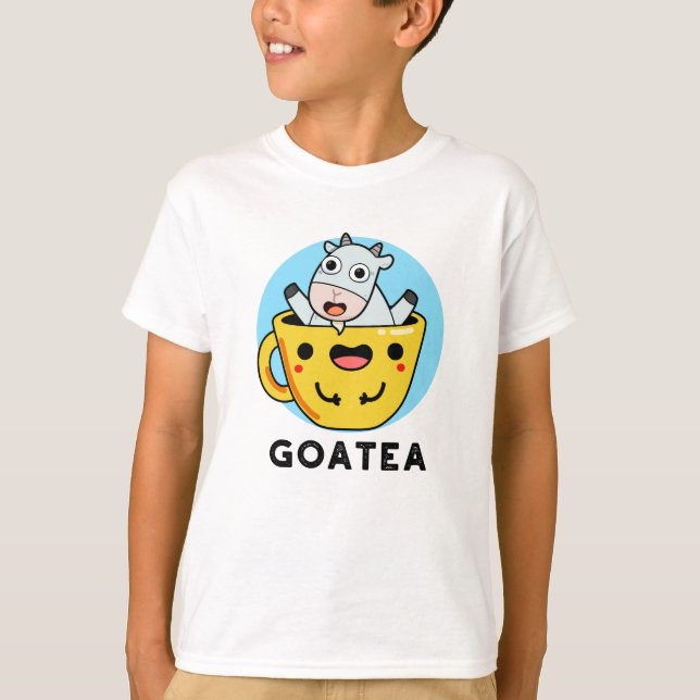 Camiseta Goatea Funny Goat Tea Pun (Frente)