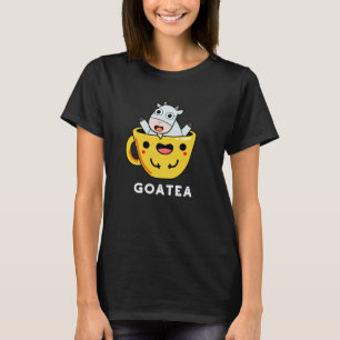Camiseta Goatea Funny Goat Tea Pun Dark BG