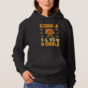 Camiseta Gobble Até Que Vocês Wobble Crianças Graças À Turq