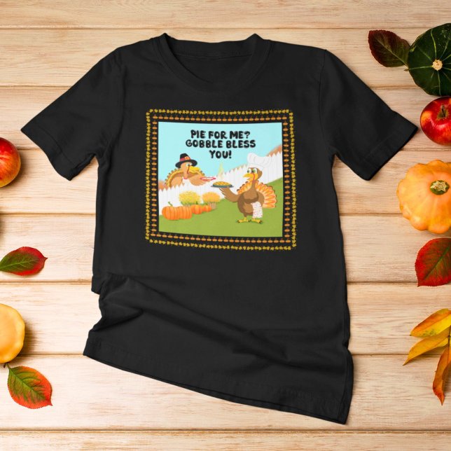Camiseta Gobble Bless Você Engraçado A Ação de Amizade da T (Criador carregado)