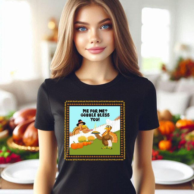 Camiseta Gobble Bless Você Engraçado A Ação de Amizade da T (Criador carregado)