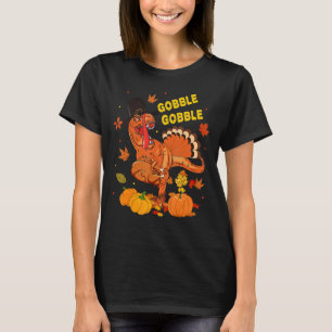 Camiseta Gobble Dinosaur Rex Vestindo Turcos Figurinos