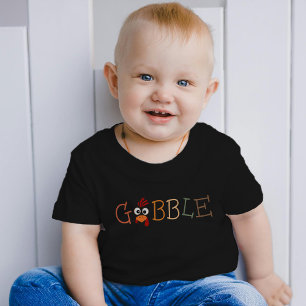 Camiseta Gobble Gobble Até Você Cambalear Ação de Graças Di
