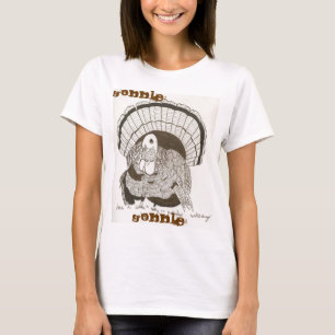Camiseta Gobble Gobble Turkey Mulher Baby Doll T Shirt