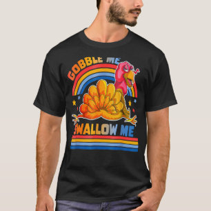 Camiseta Gobble Me Engole A Turquia De Ação De Graças