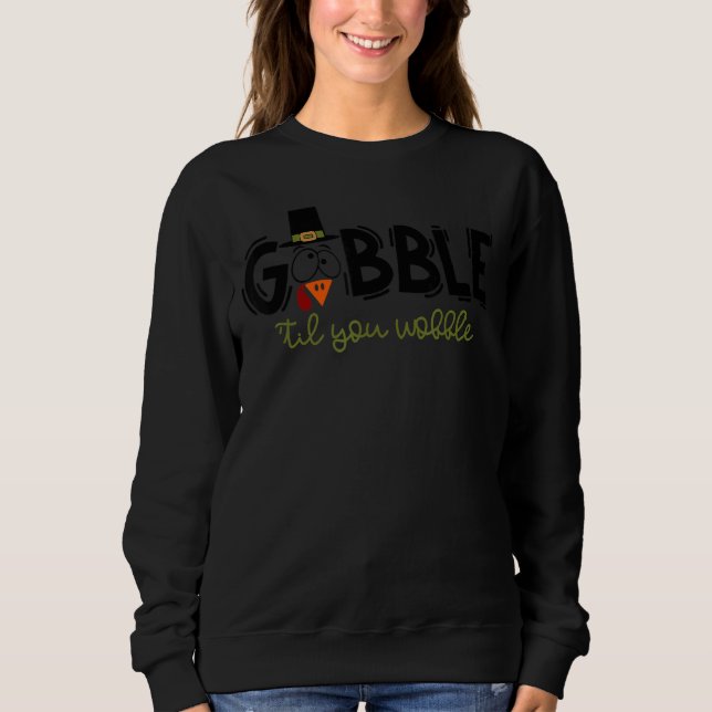 Camiseta Gobble Til Você Acaba Com A Turquia (Frente)