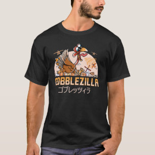 Camiseta Gobblezilla Turquia Ação de Graças1136png1136