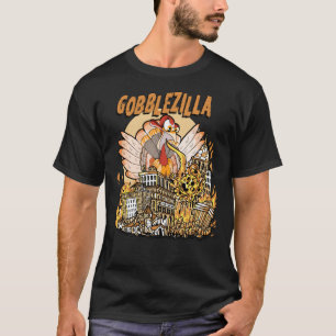 Camiseta Gobblezilla Turquia Ação de Graças1502png1502