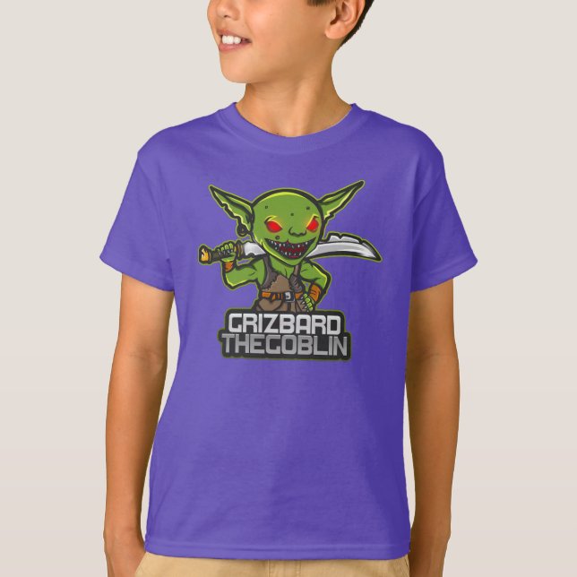 Camiseta Goblin chamado Grizbard (Frente)