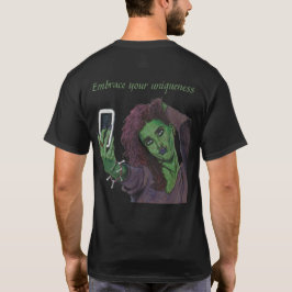 Camiseta Goblin Girl Cell Phone Selfie Single Fantasy Shirt