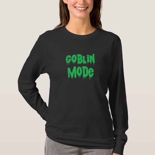 Camiseta GOBLIN MODE ATIVADO Goblins Scary Drion (Frente)