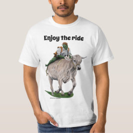 Camiseta Goblin Rider Ox Racing Fantasy Art Shirt