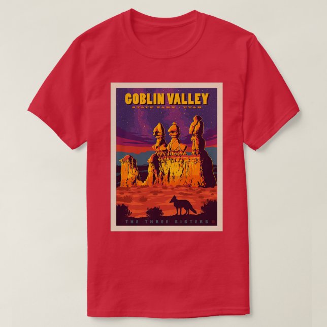 Camiseta Goblin Valley State Park Utah 1 (Frente do Design)