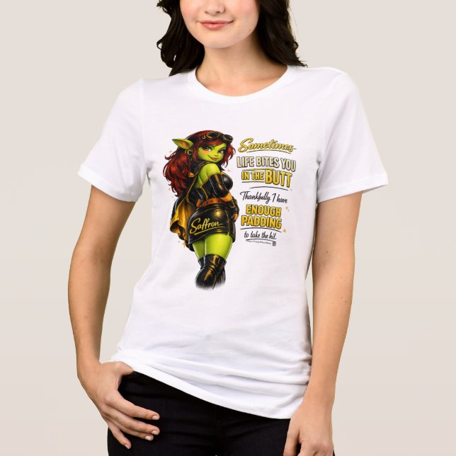 Camiseta Goblinantics™ — Açaflor™: Mordidas da Vida (Frente)