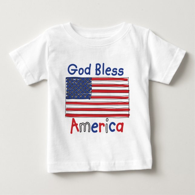 CAMISETA GOD-BLESS-KIDS-2 (Frente)