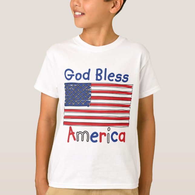 CAMISETA GOD-BLESS-KIDS-2 (Frente)