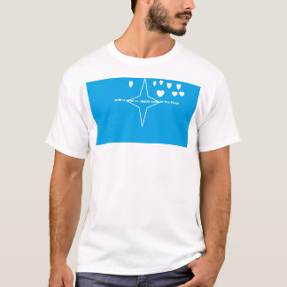 Camiseta GOD is good as JESUS come in The Flesh with hearts