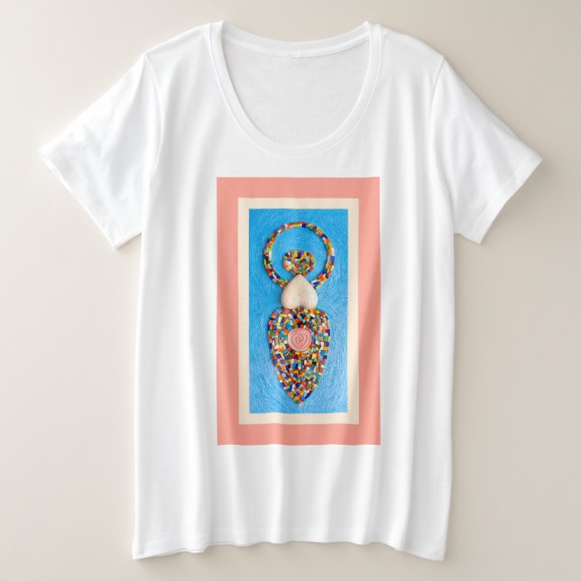 Camiseta Goddess Mosaic (Frente do Design)