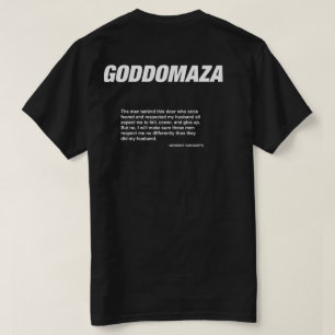 CAMISETA GODDOMAZA BLACK MOMOKO CITOU PRETO