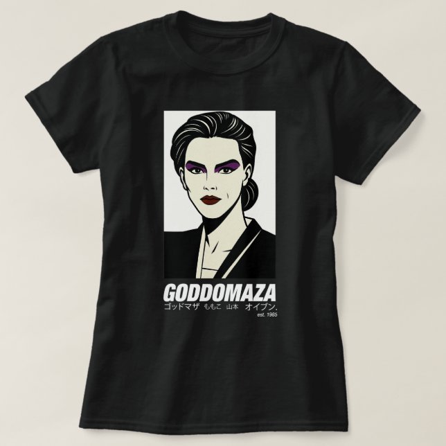 CAMISETA GODDOMAZA EST. 1985 PT. 1 MULHERES NEGRAS (Frente do Design)