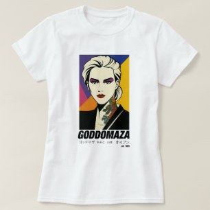 CAMISETA GODDOMAZA LESTE. 1985 MULHERES COR BRANCA