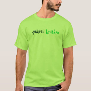 Camiseta godless, selvagem