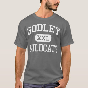 Camiseta Godley - Wildcats - segundo grau - Godley Texas