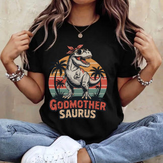 Camiseta Godmothersaurus Dinosaur Godmother Saurus Mothers 