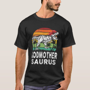Camiseta Godmothersaurus Funny T Rex Dinosaur Godmães Sau